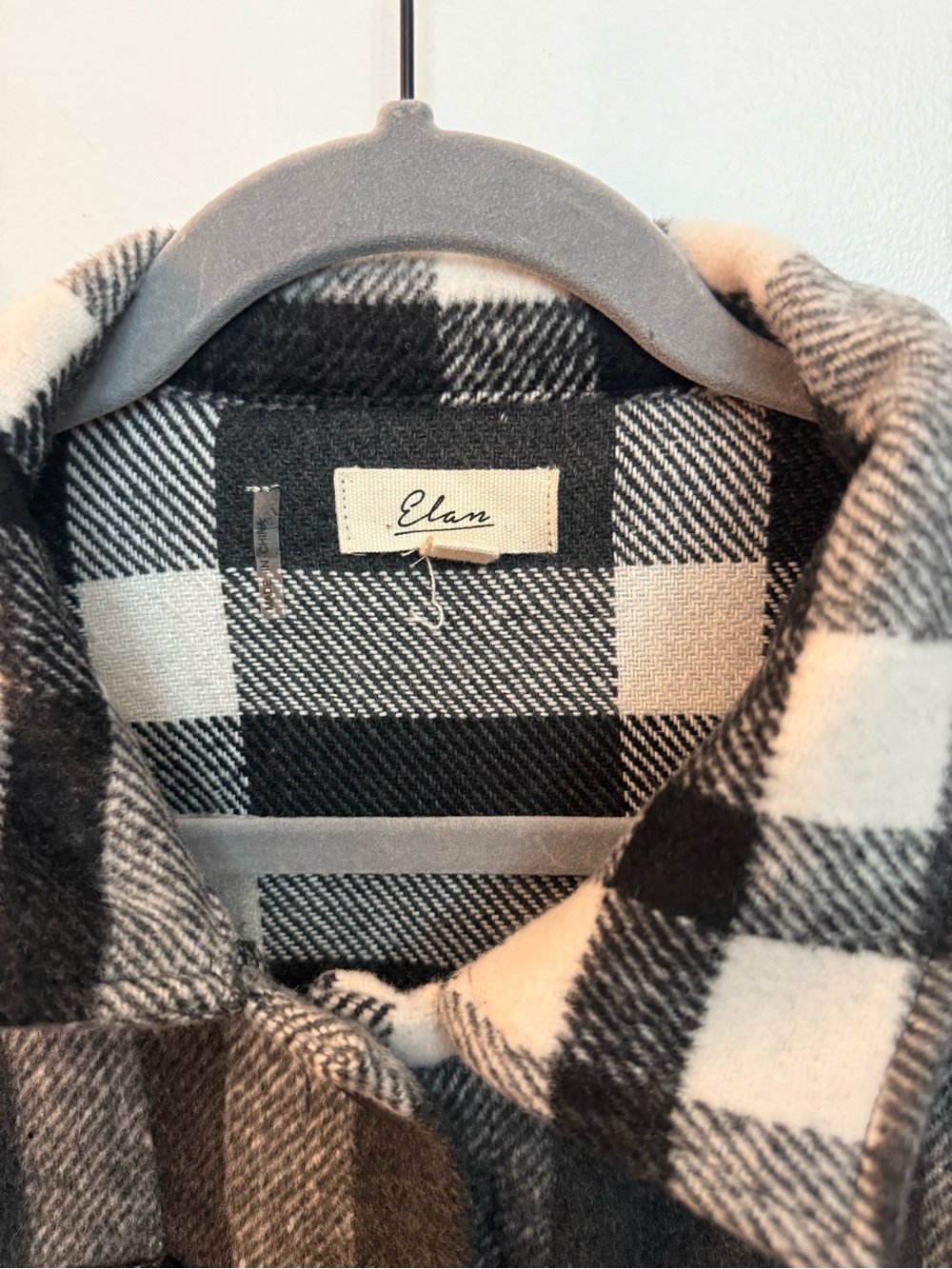 Elan cropped flannel jacket - Picture 2 of 4